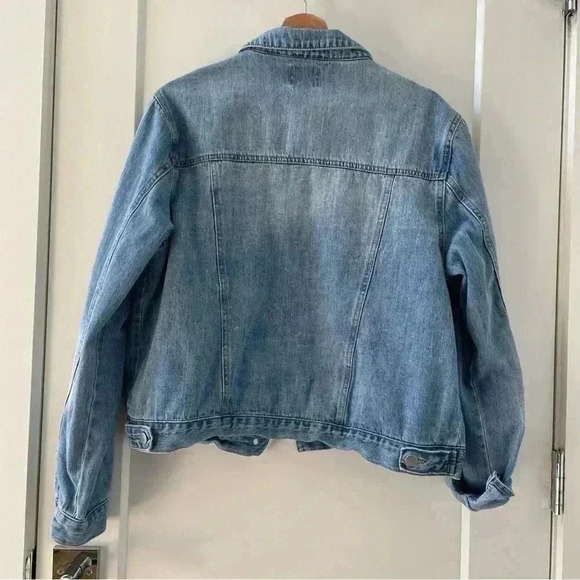 Forever 21 Denim Jean Jacket Size L - Picture 4 of 10